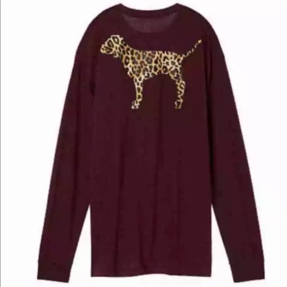 💢LAST ONE💢Vs Pink Leopard Dog Long Sleeve